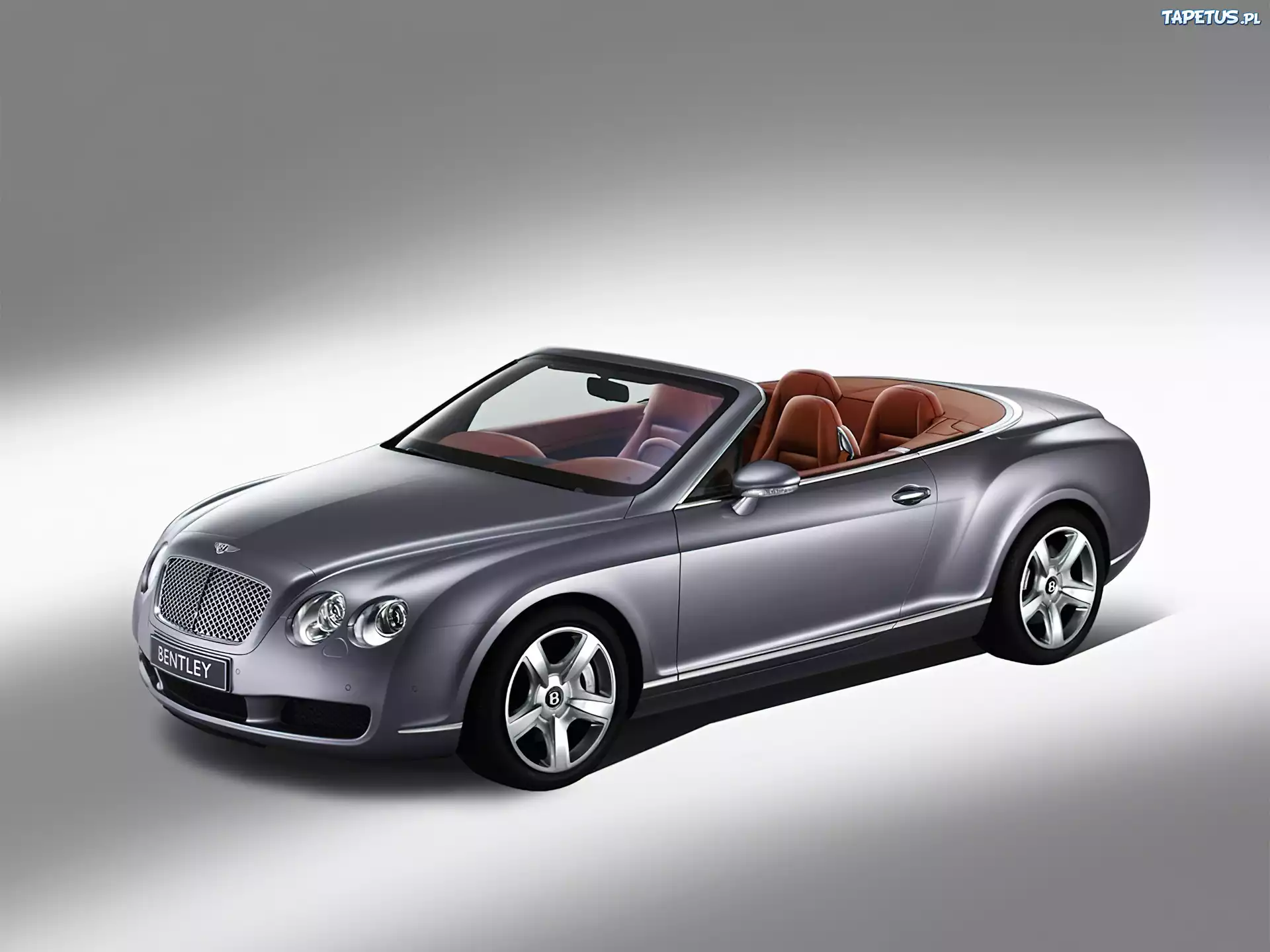 Srebrny, Bentley Continental, Cabrio