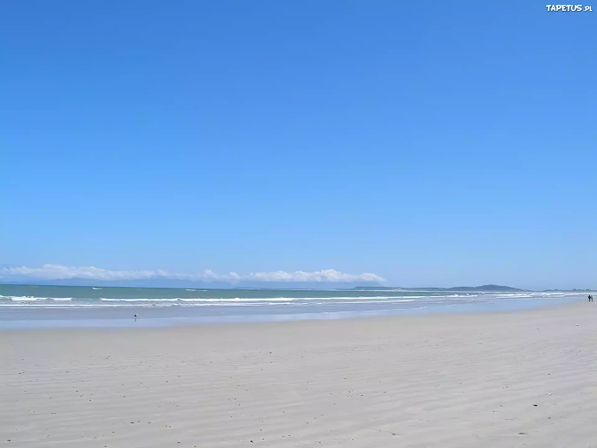 Niebo, Plaża, Morze