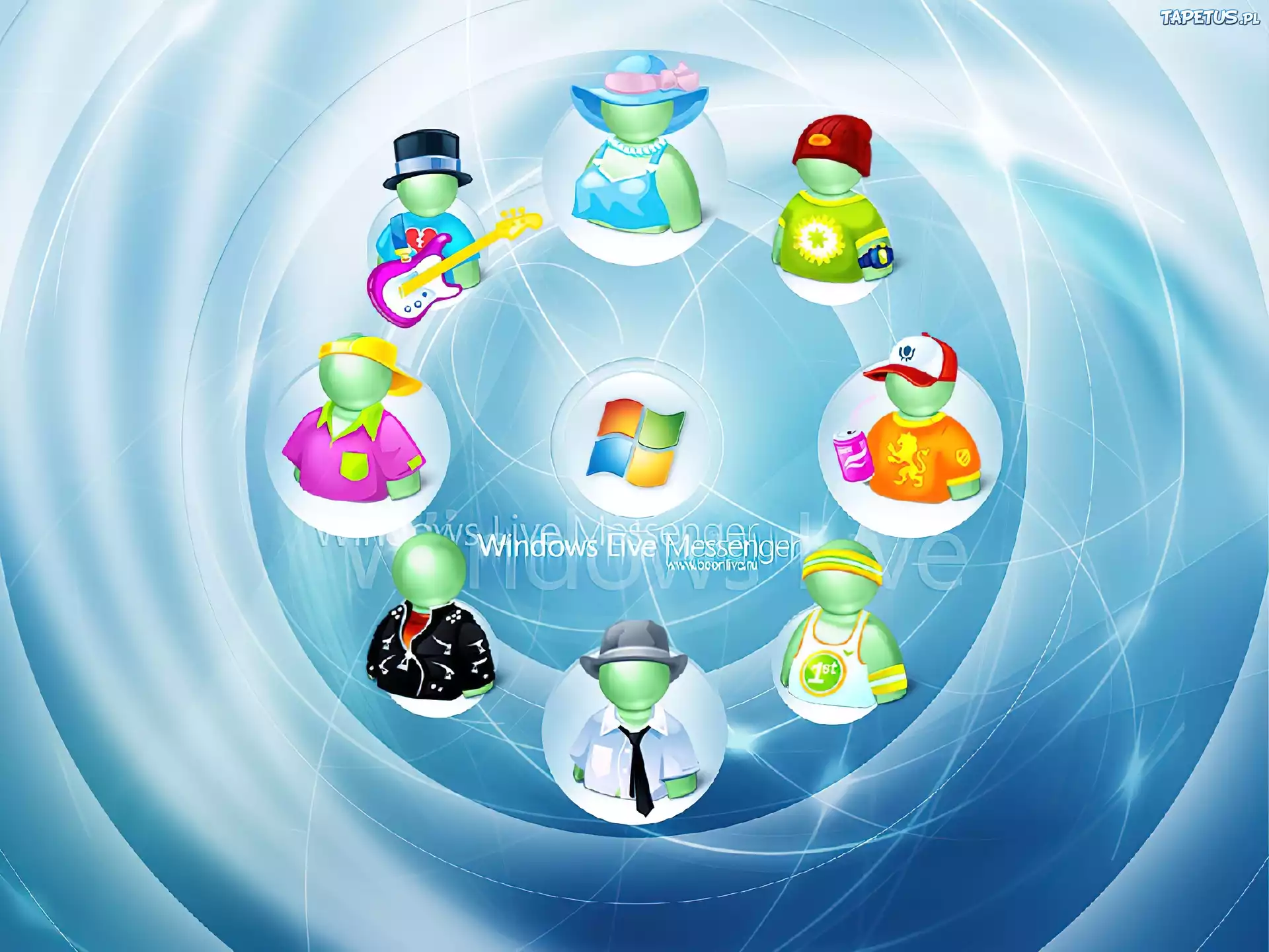 Programy MSN, postacie, grafika, instrumenty