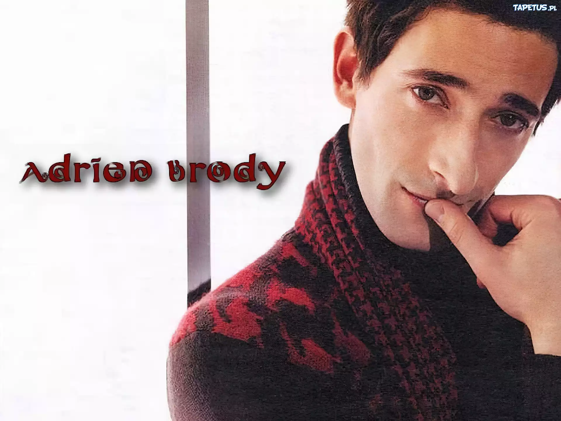 Zamyślony, Adrien Brody