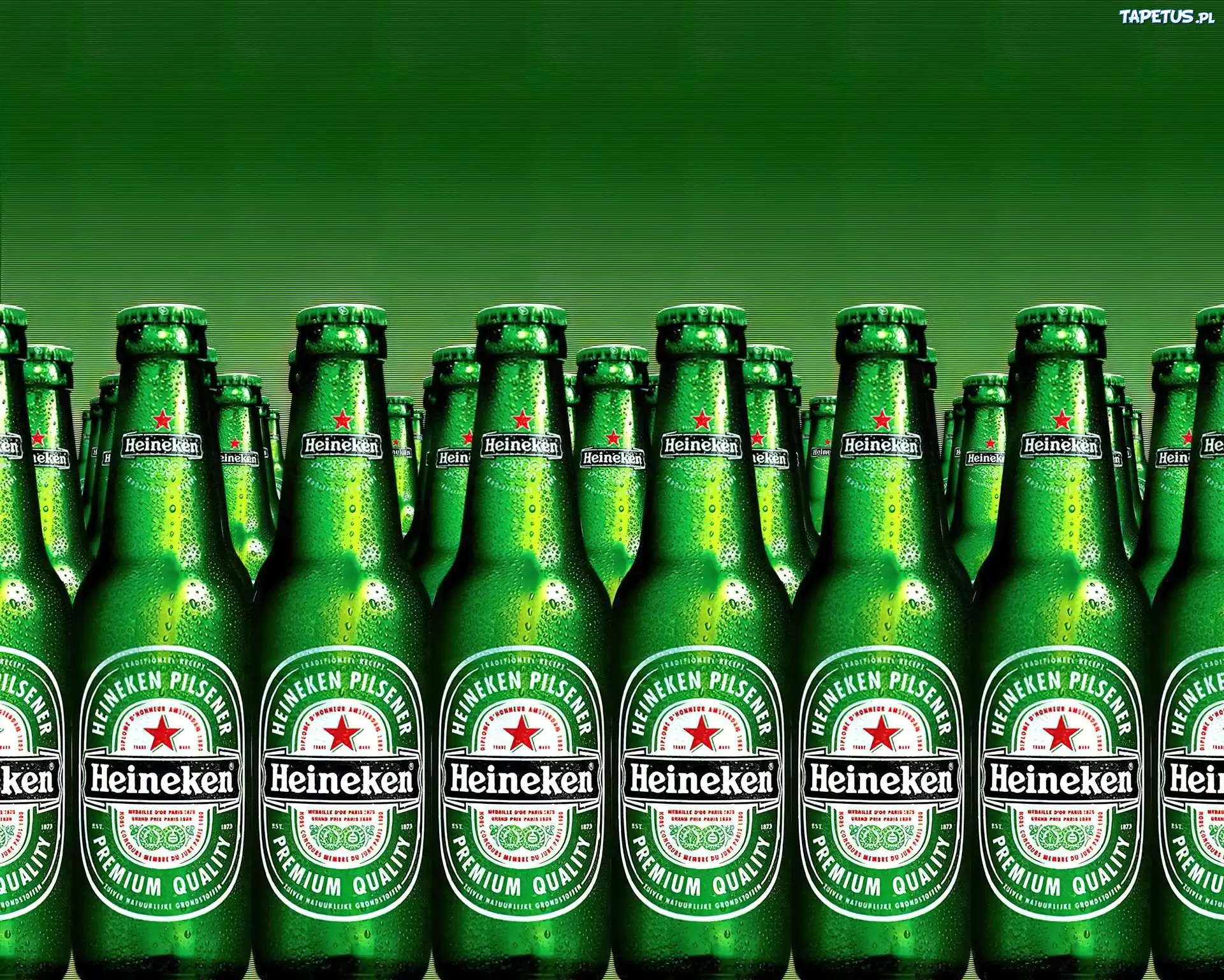 Heineken, Rzędy, Butelek