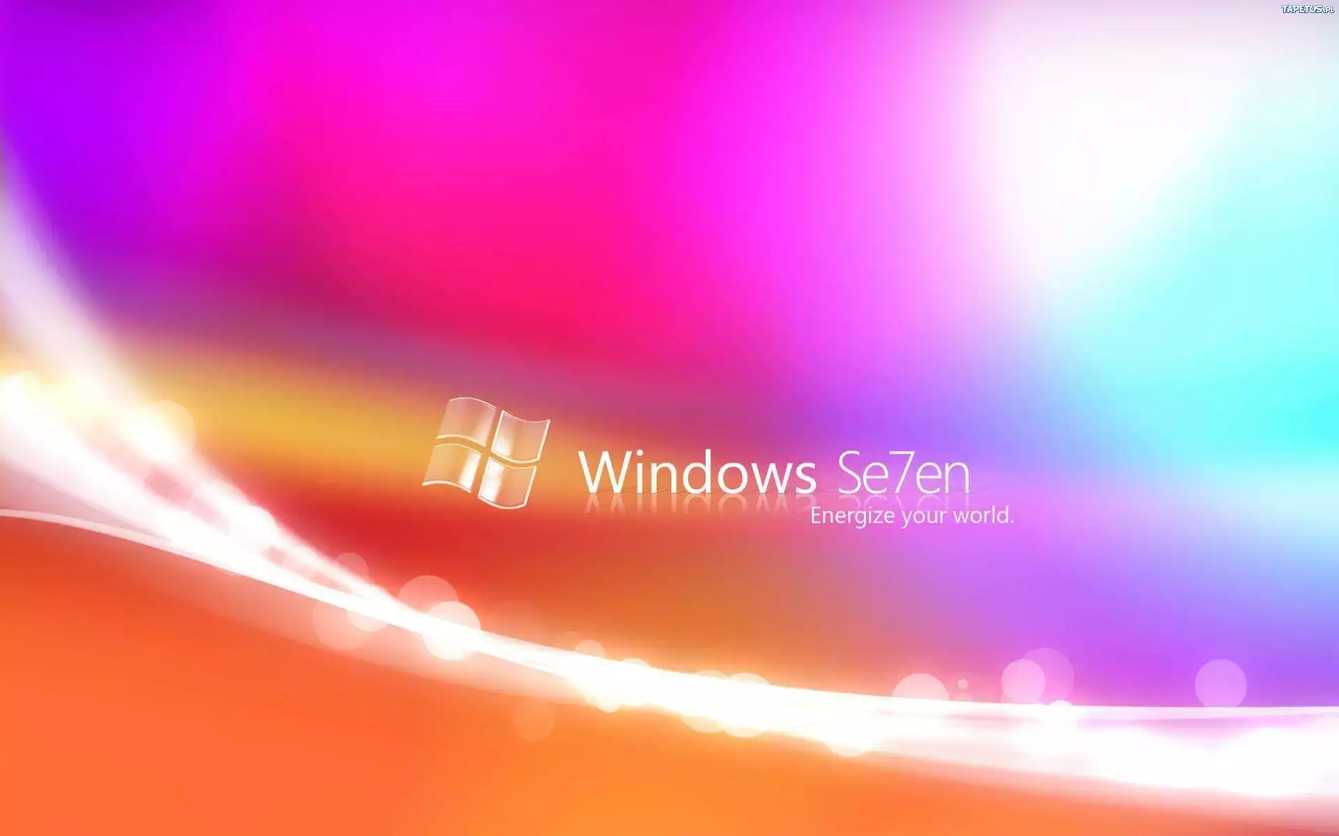 Windows, Seven, Kolorowe, Tło