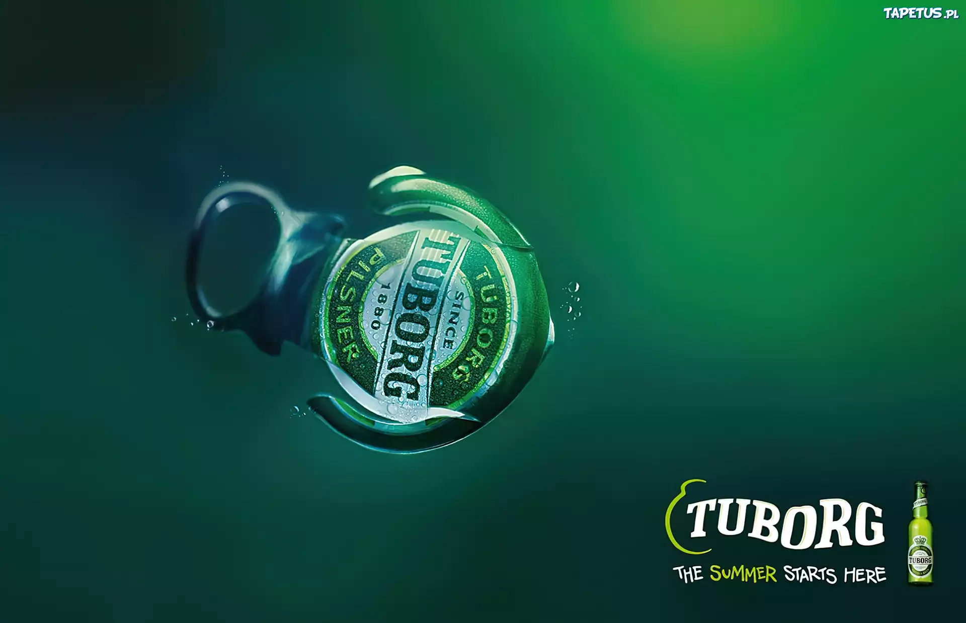 Piwo, Tuborg, Kapsel