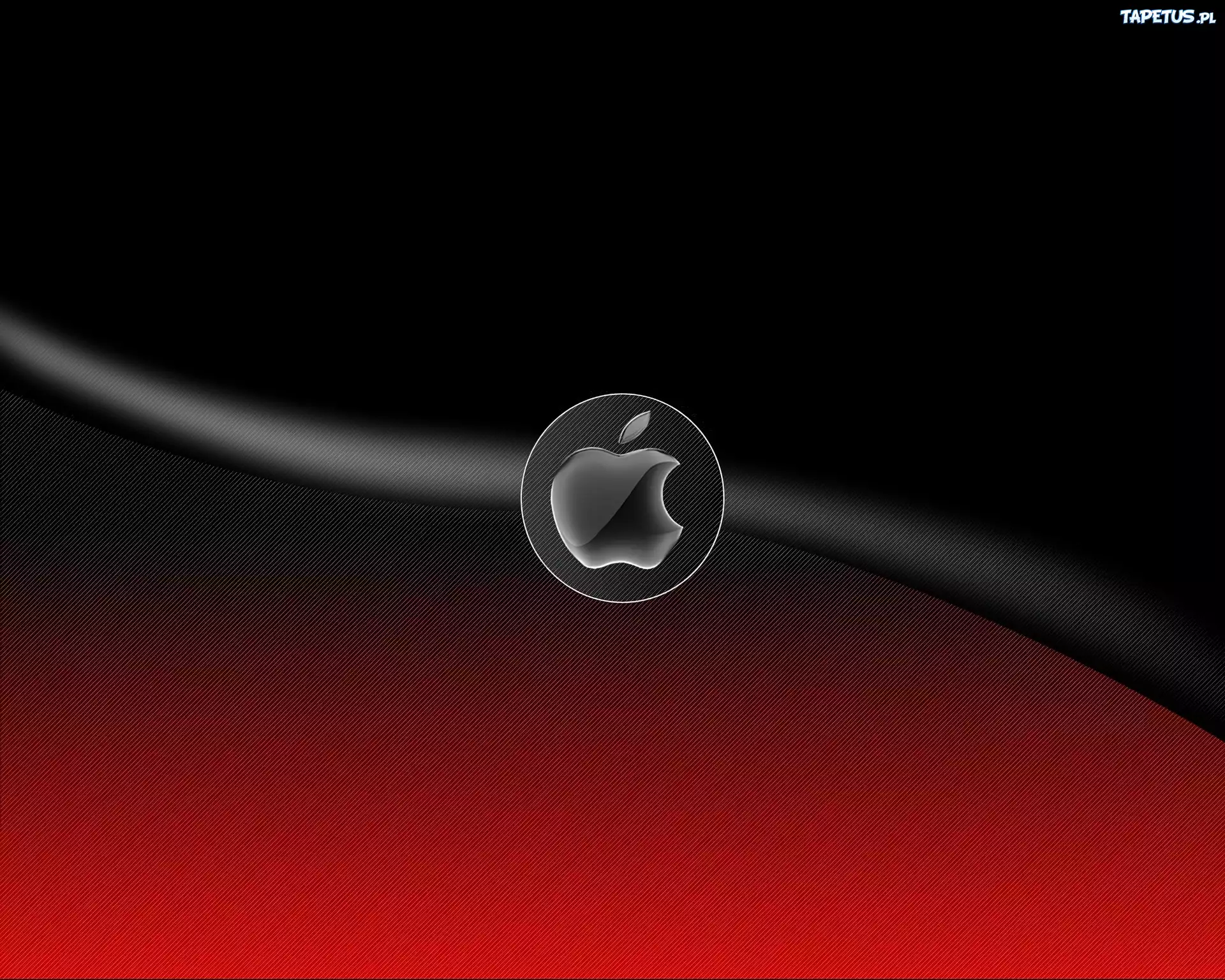 Apple, Czerwono, Czarne, Tło