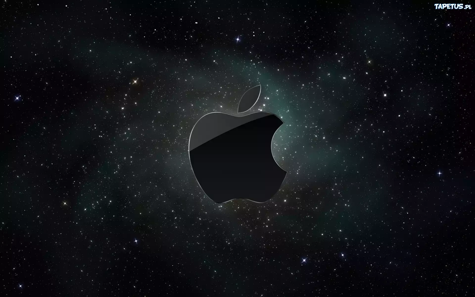 Logo, Apple, Kosmos, Gwiazdy
