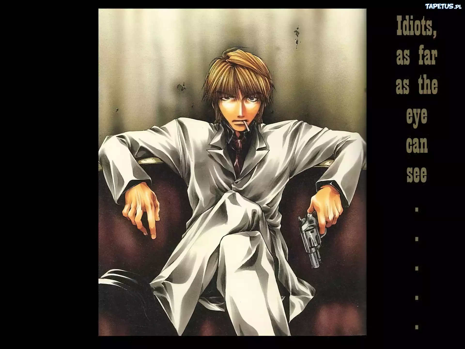 Saiyuki, idiots, gun, facet