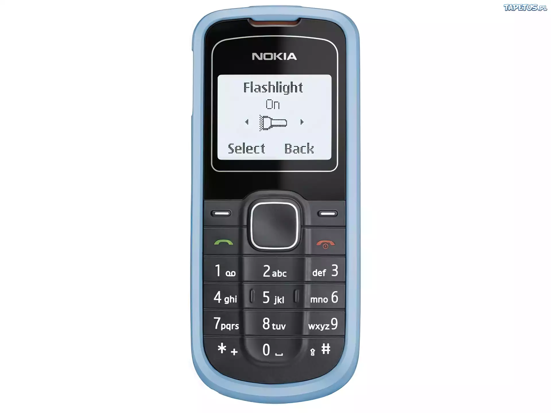 Nokia 1661, Czarna, Błękit