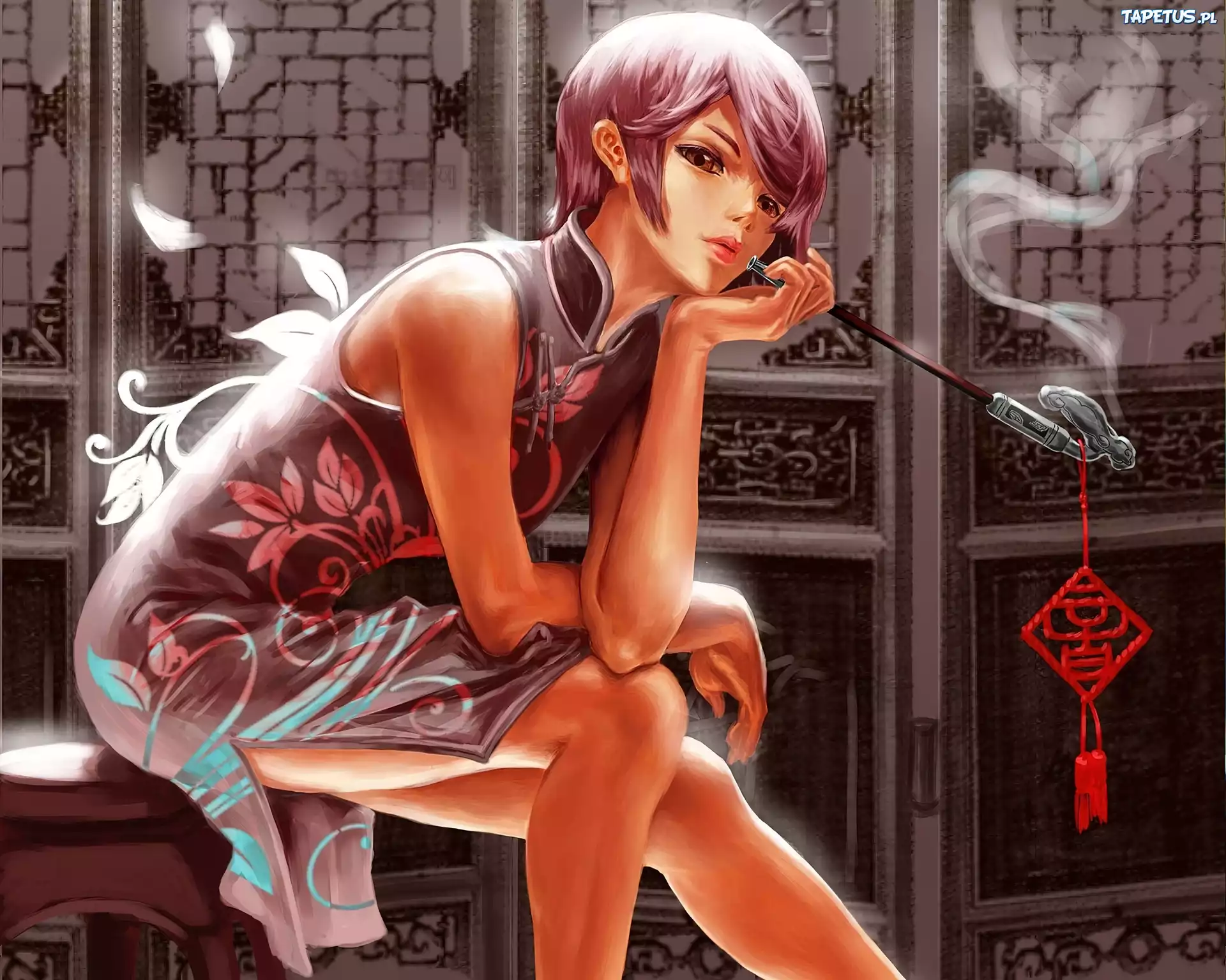 Kobieta, Papieros, Dym, Vocaloid