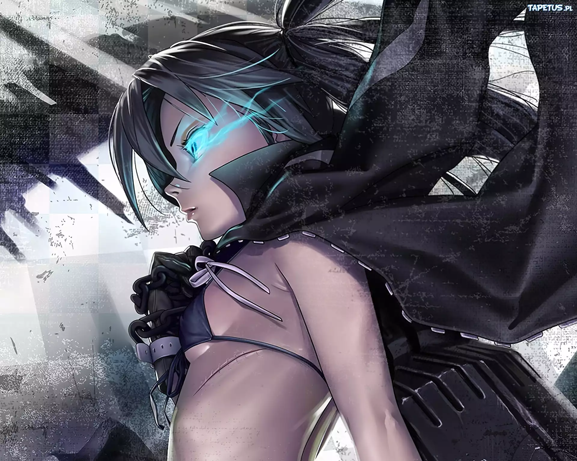 Oczy, Peleryna, Black Rock Shooter