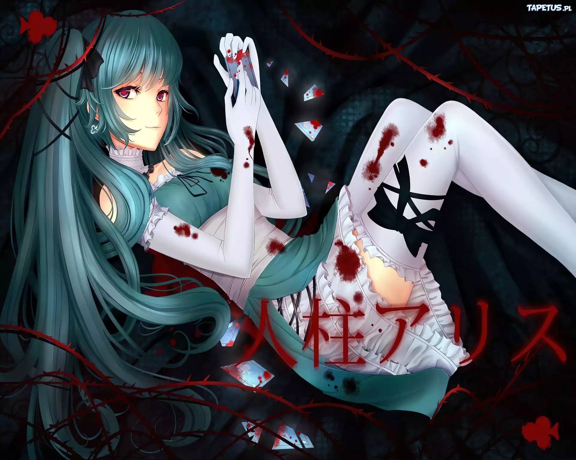 Miku, Krew, Napisy