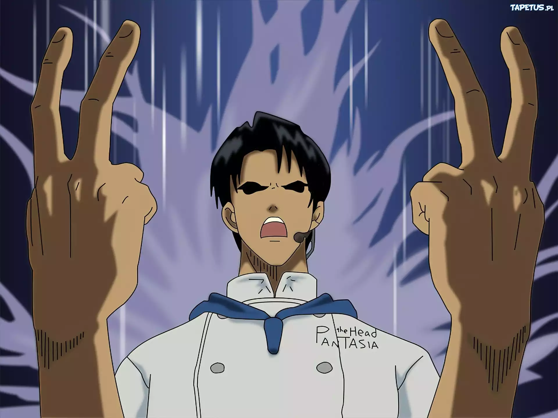 Yakitate Japan, chłopak, palce