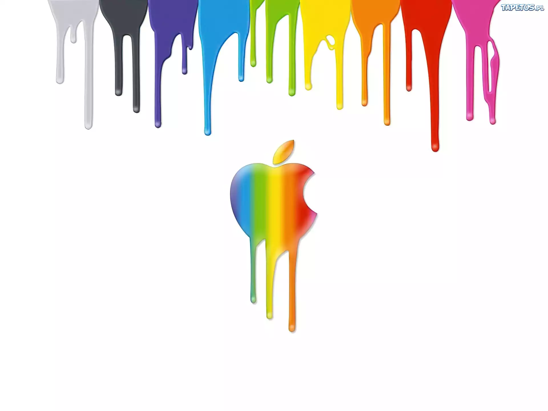 Apple, Kolory, Tęczy, Sopelki