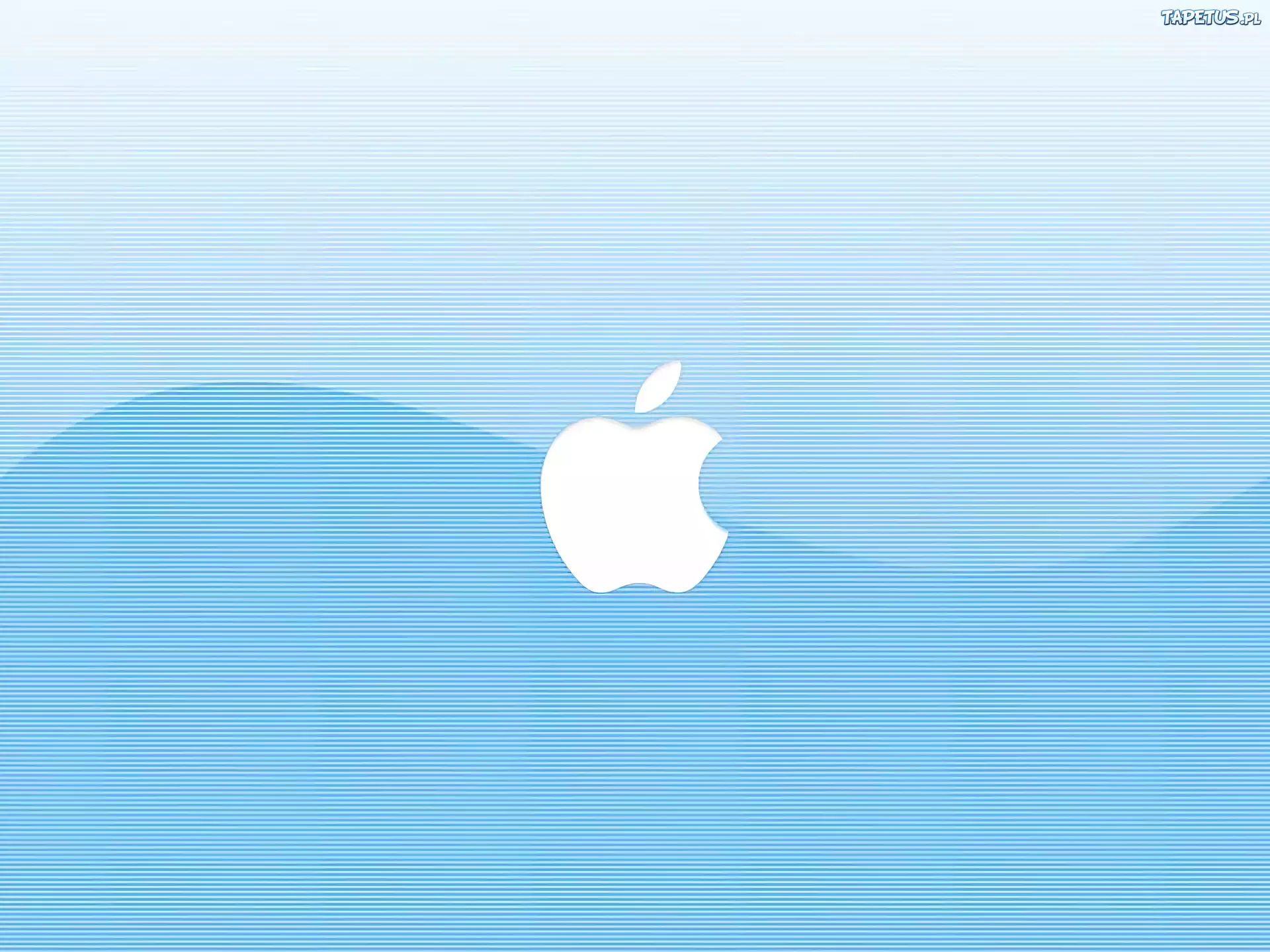 Białe, Apple, Niebieskie, Tło