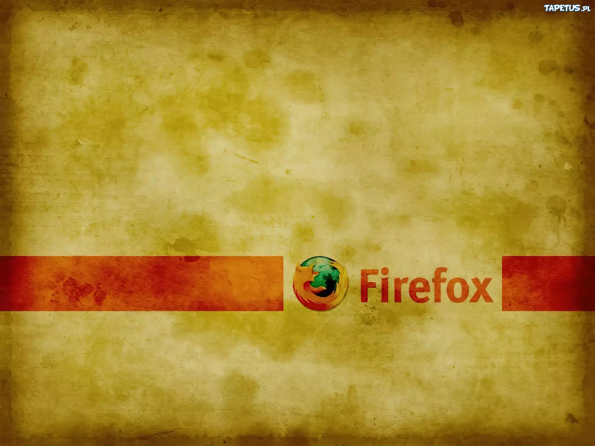 Logo, Firefox, Tapeta