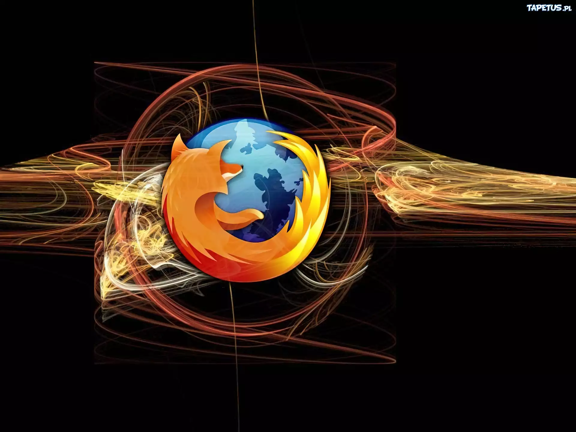 Firefox, Brązowe, Wzorki, Rysy