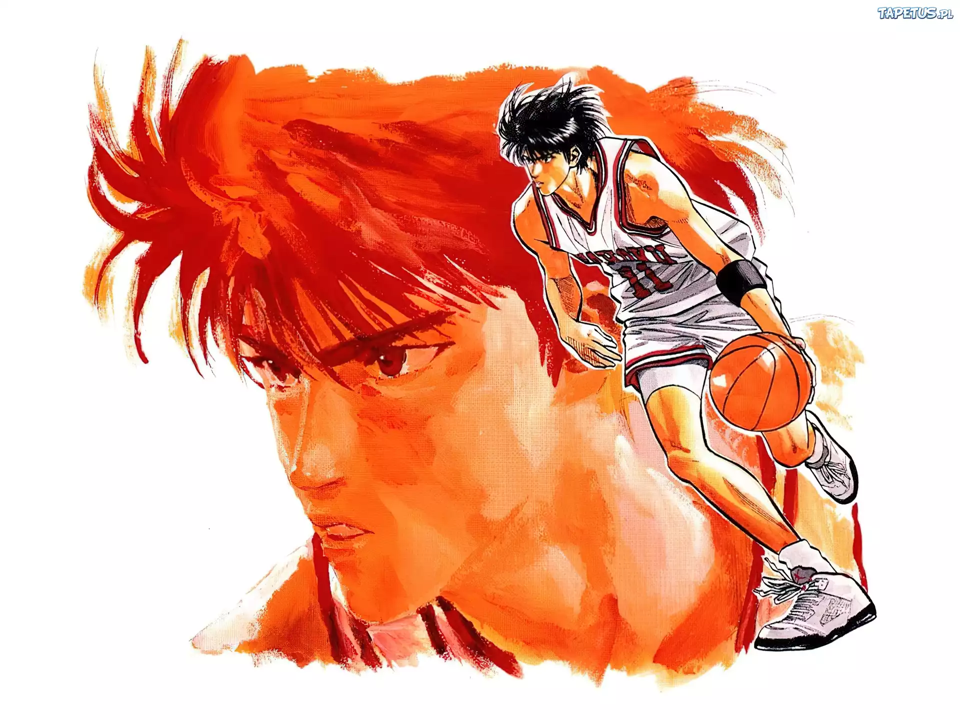 Slam Dunk, koszykarz, piłka