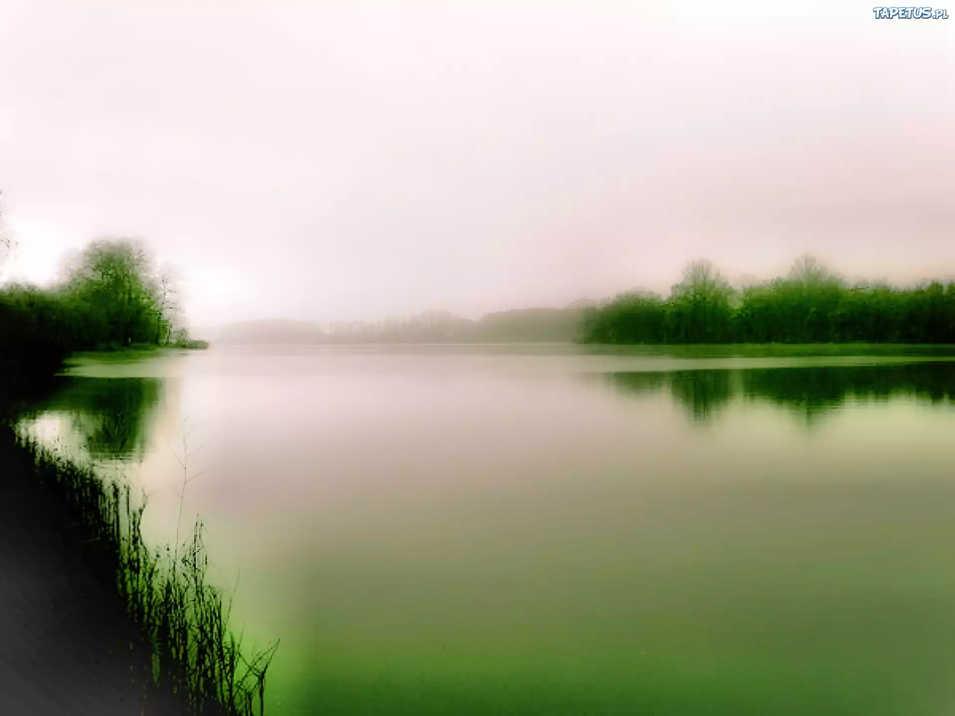 Jezioro, Mgła