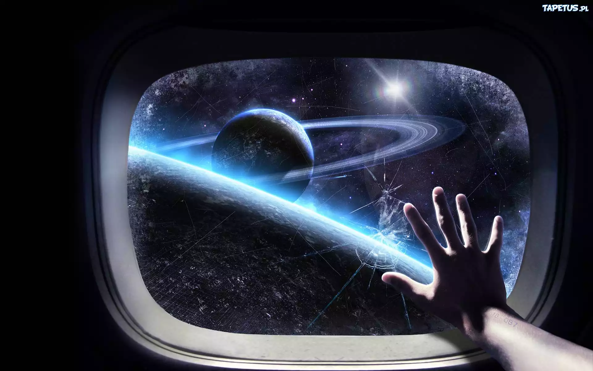 Kosmos, Dłoń, Okno