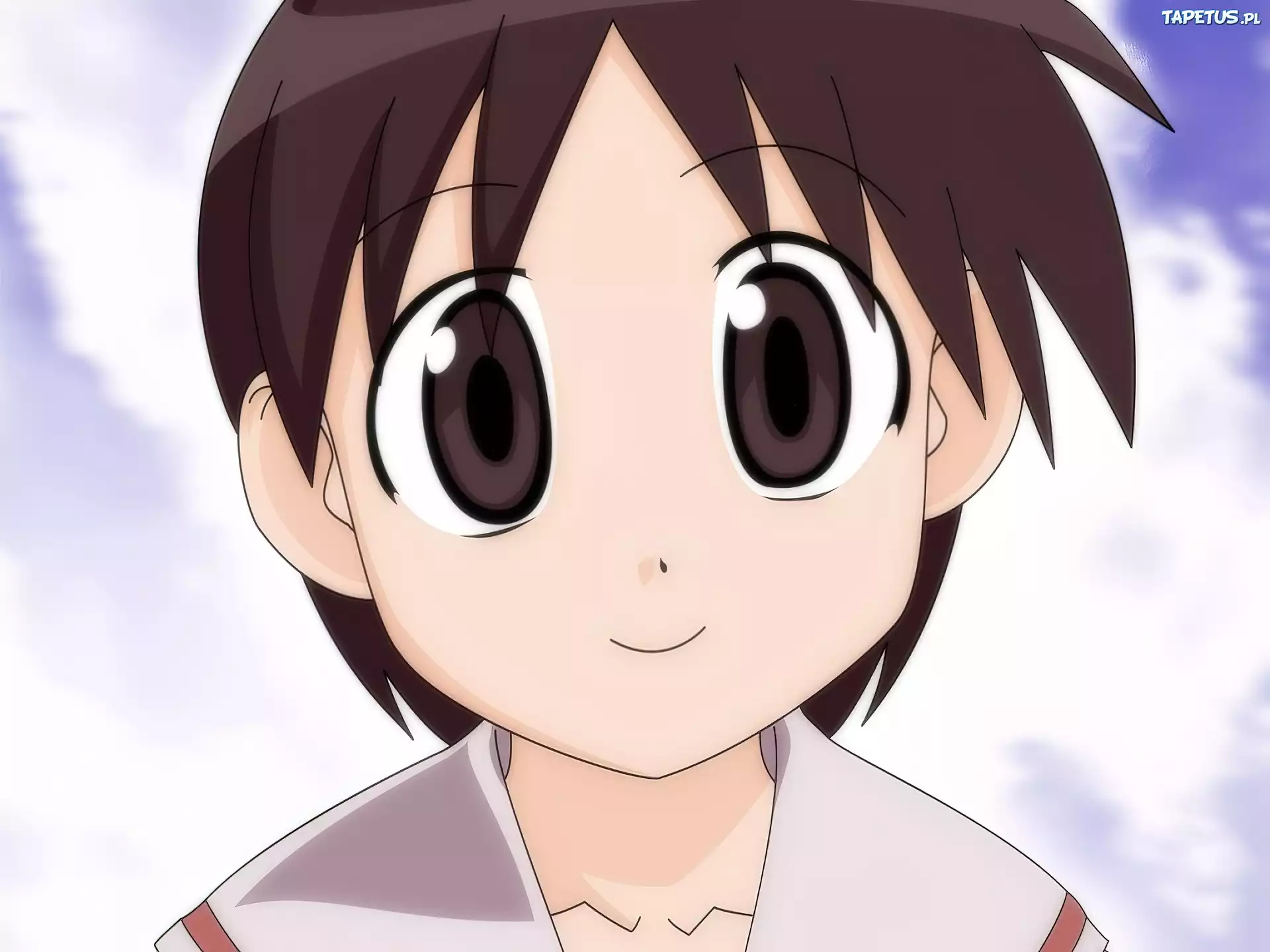 Azumanga Daioh, twarz, chłopak, oczy