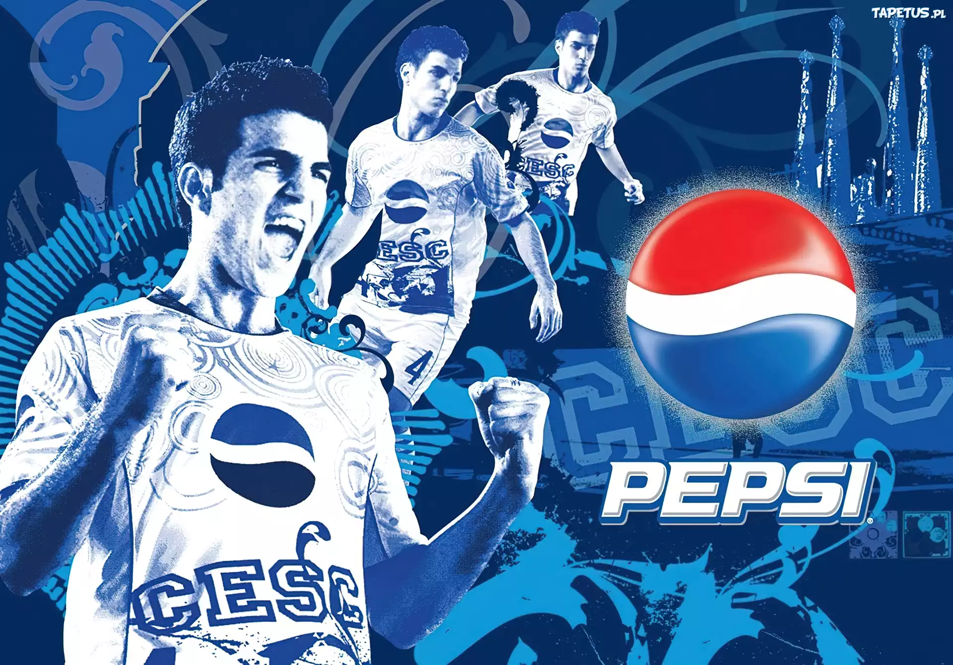 Logo, Pepsi, Piłkarze