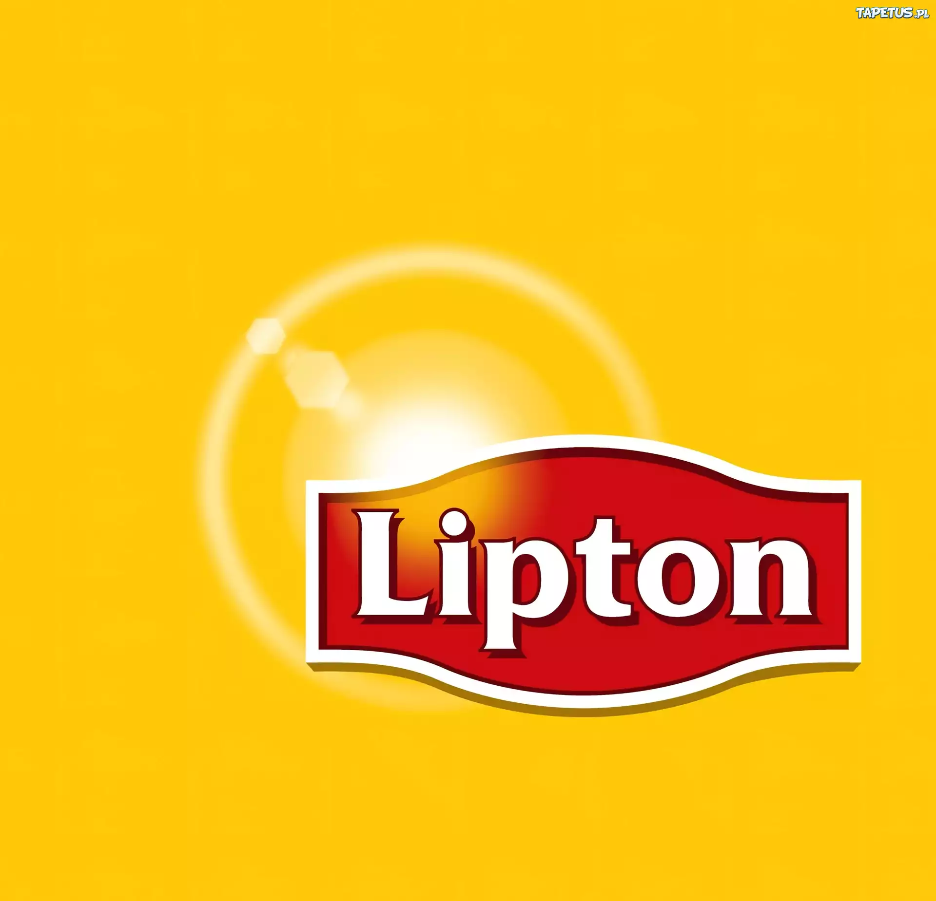 Logo, Lipton, Żółte, Tło