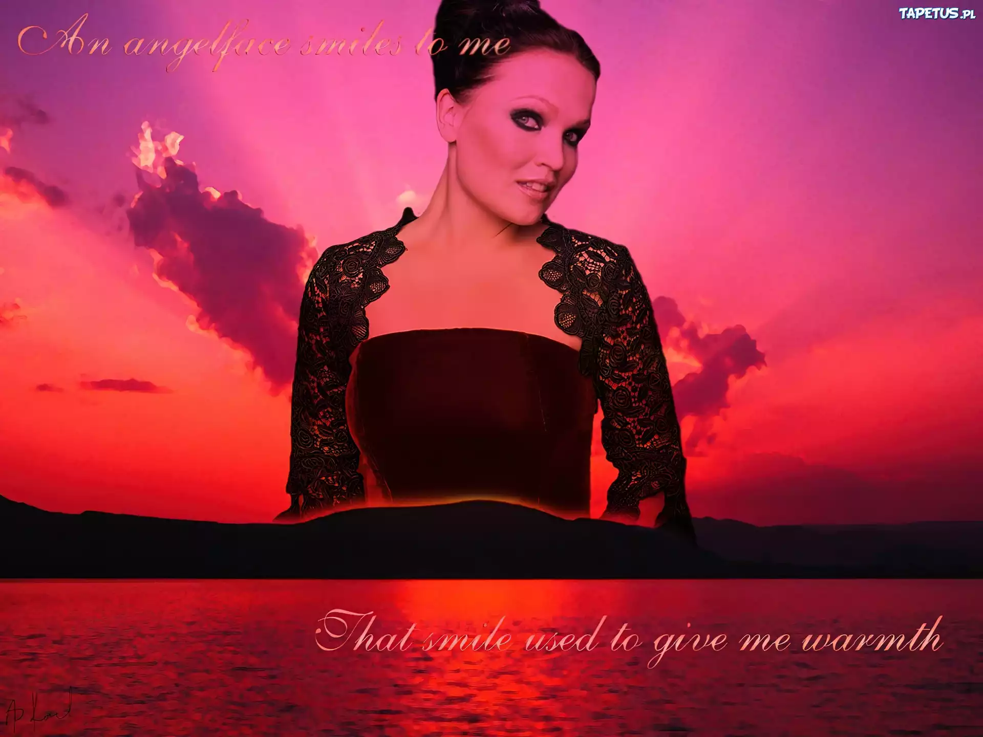Nightwish,Tarja Turunen,niebo, morze