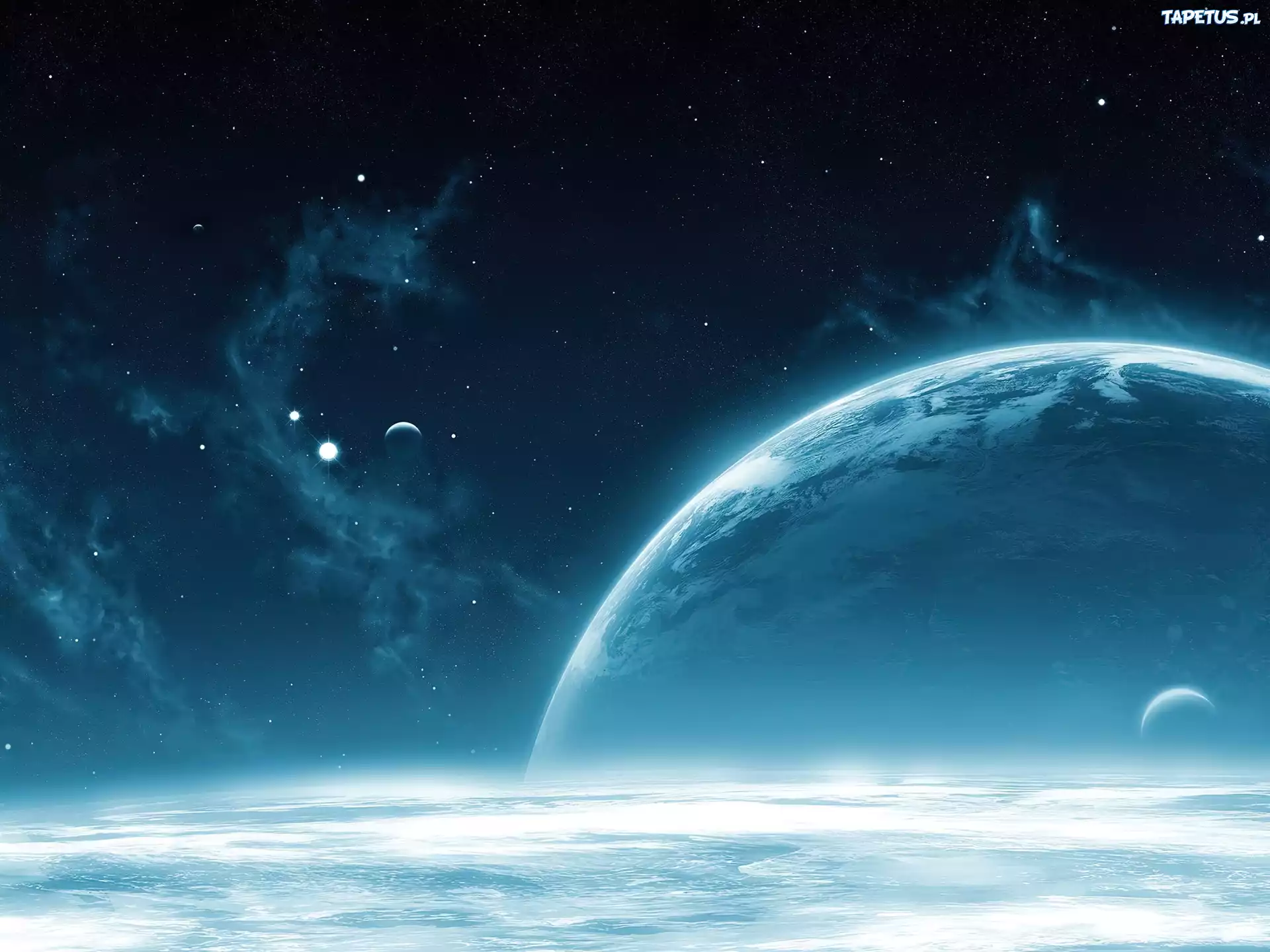 Planeta, Noc, Księżyc