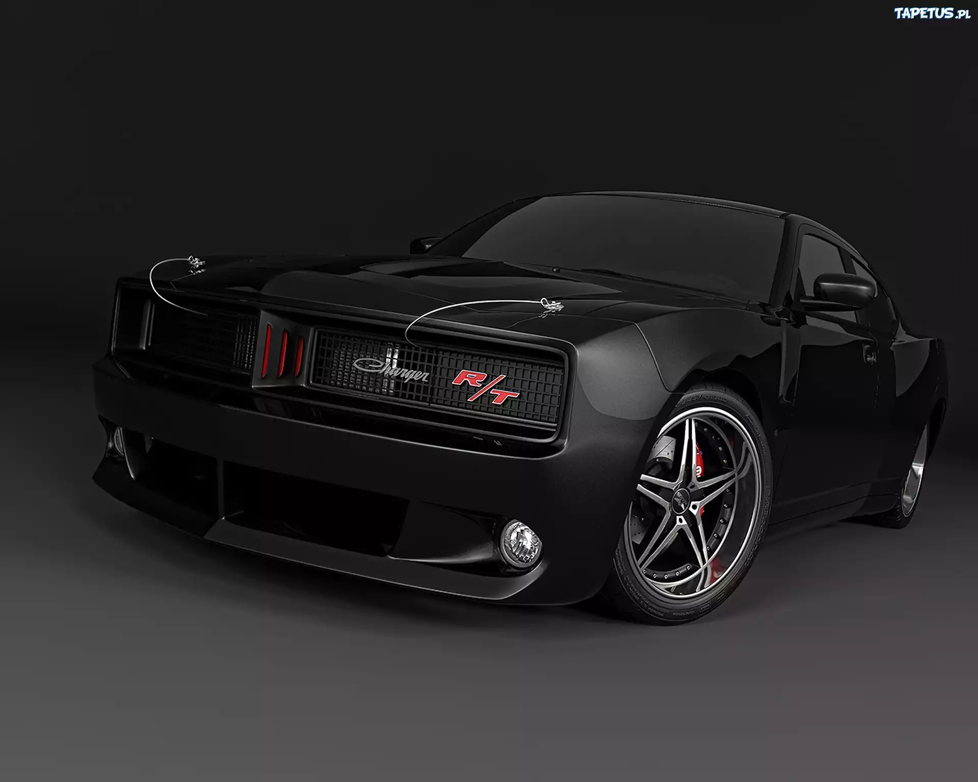 Czarny, Dodge Charger