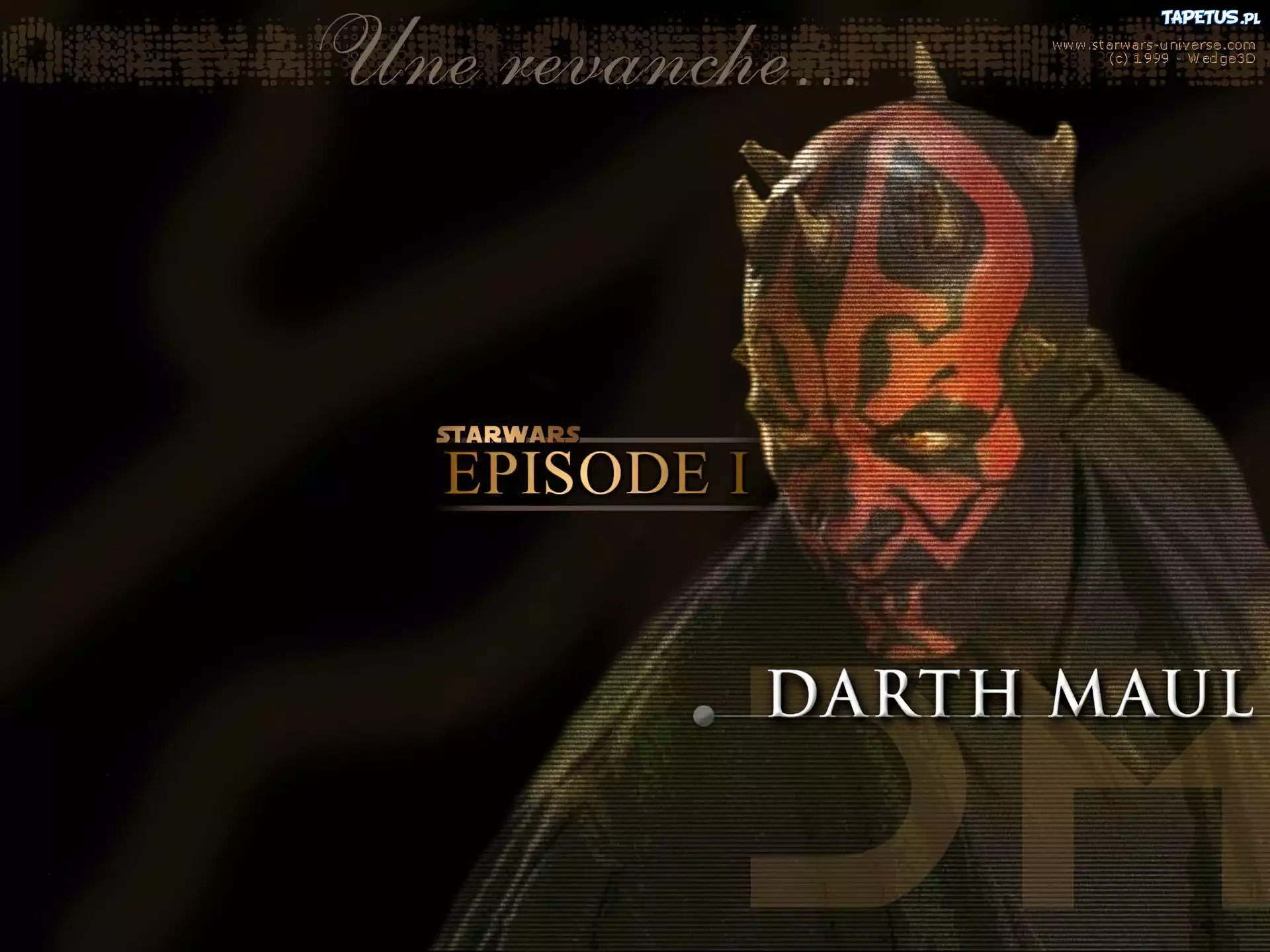 Star Wars, pomalowana, twarz, rogi