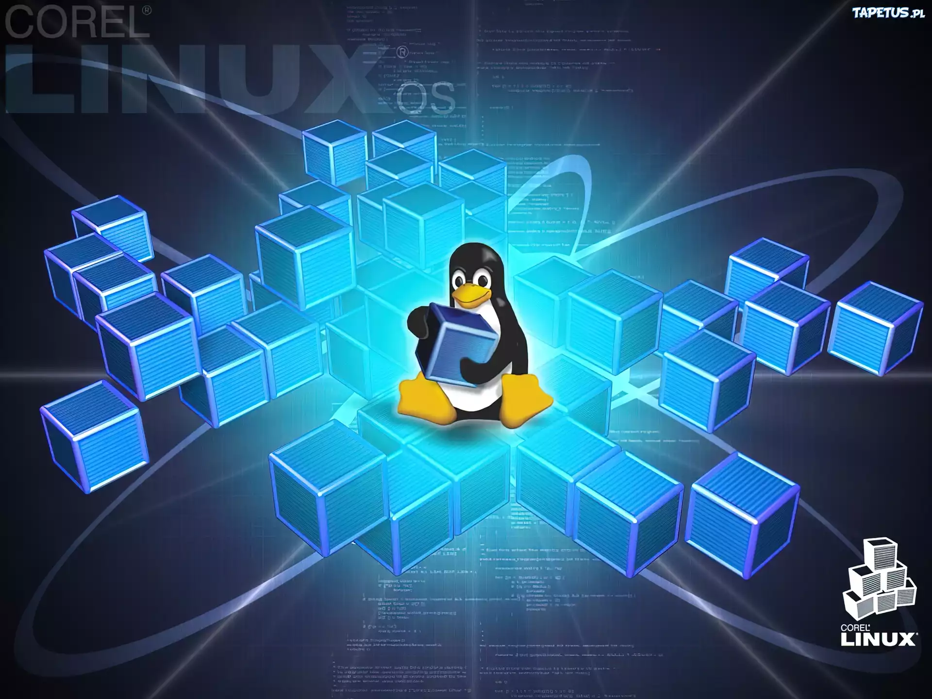 Linux, Pingwin, Klocki
