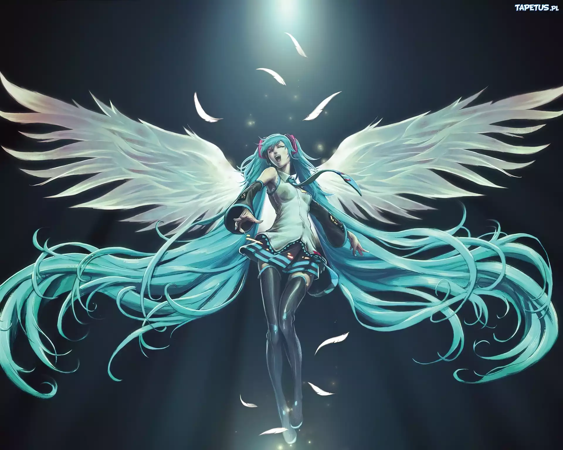 Hatsune Miku, Włosy, Anioł