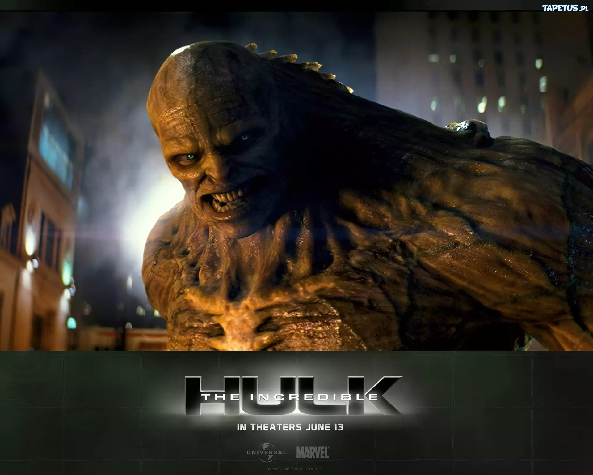 The Incredible Hulk, potwór, miasto