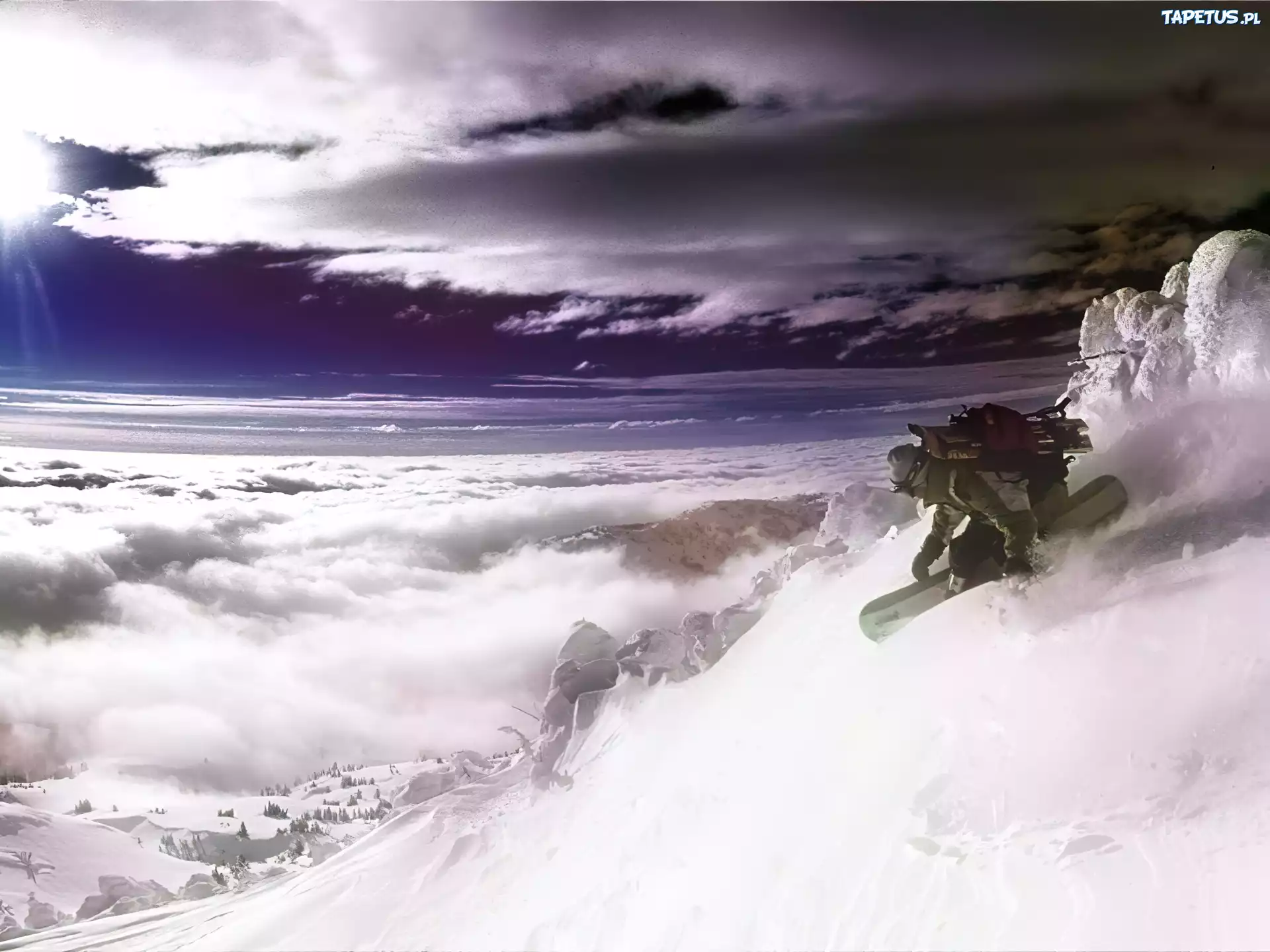 Śnieg, Snowbording