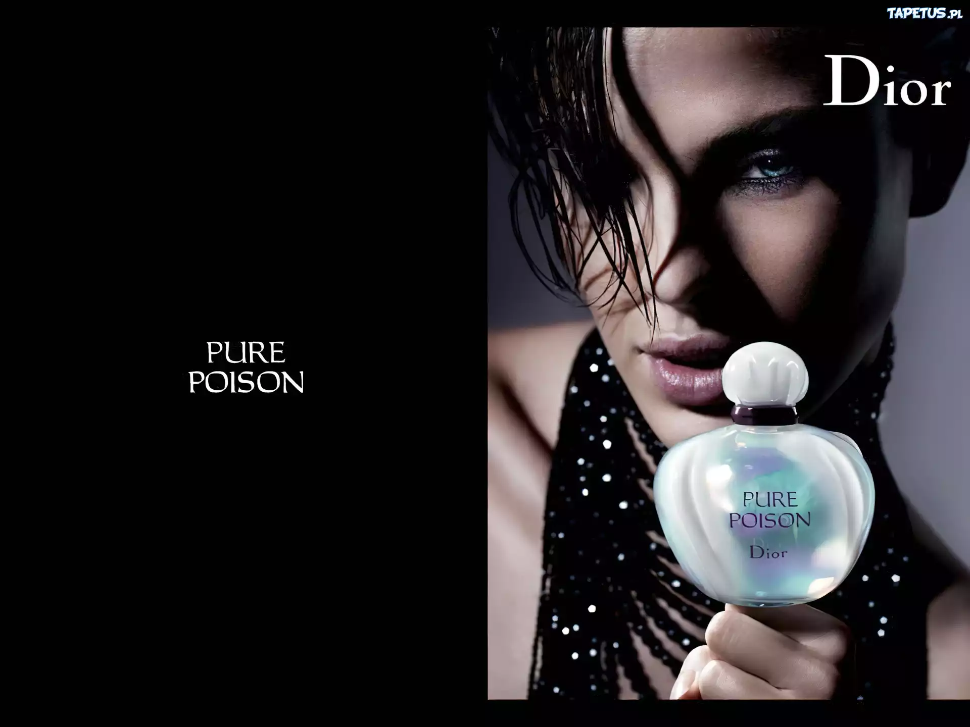Dior, pure, poison, kobieta, perfumy, flakon