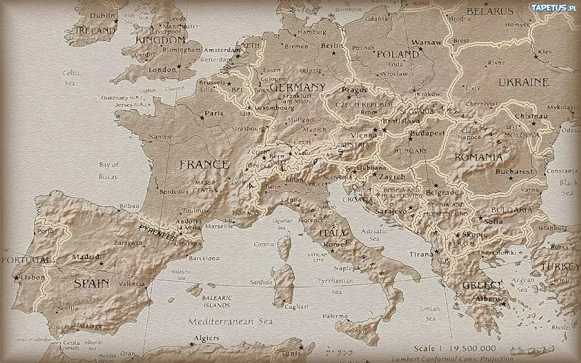 Mapa, Europy