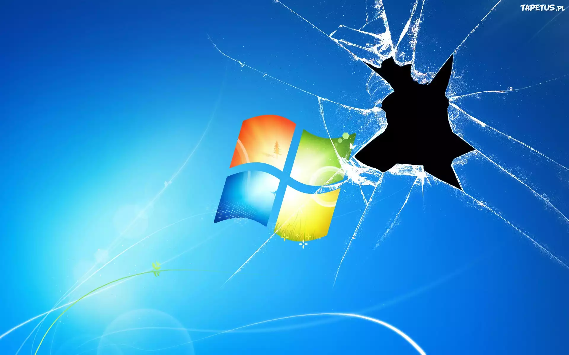 Windows 7, Rozbity, Monitor