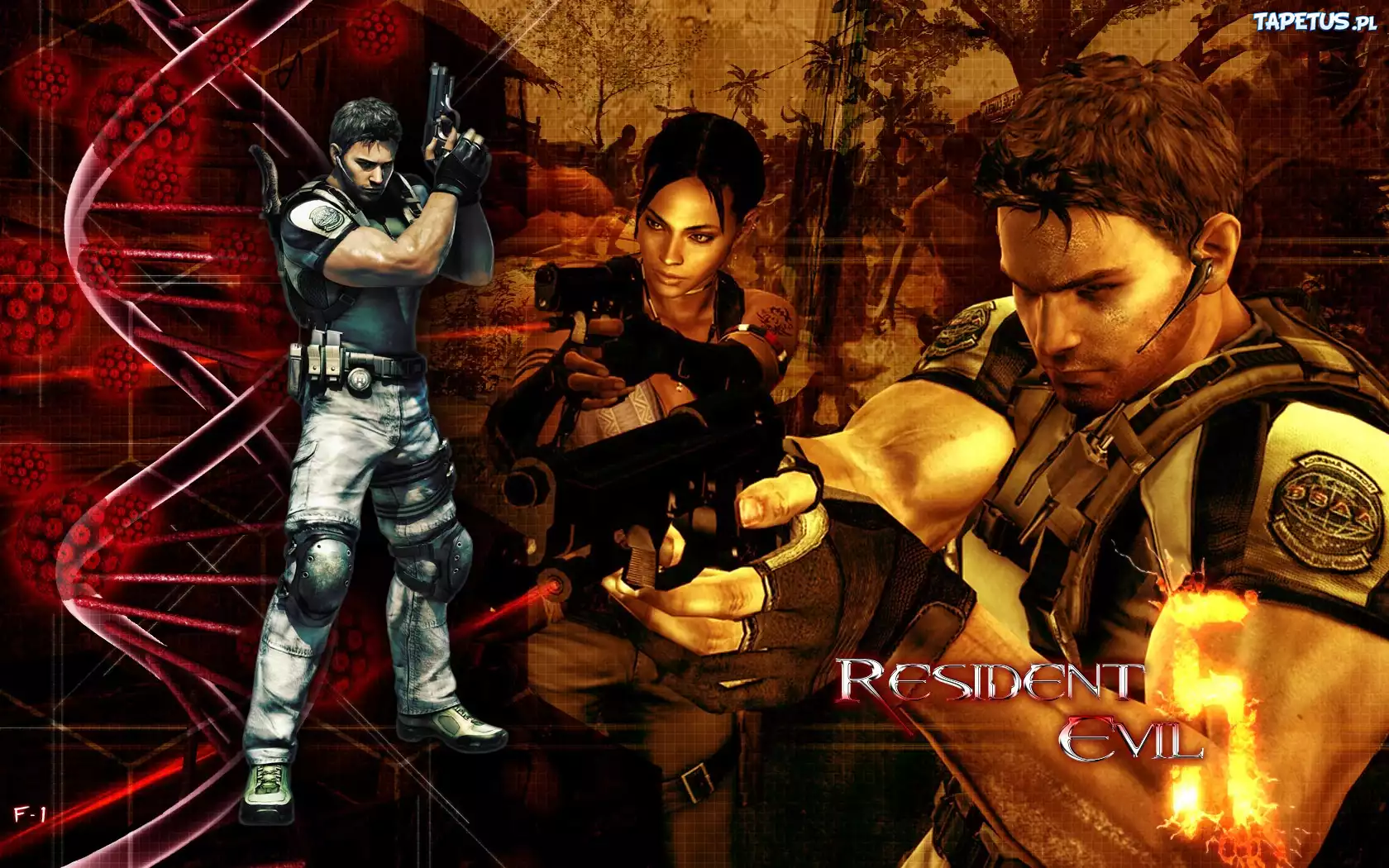 Resident Evil 5, Bohaterowie