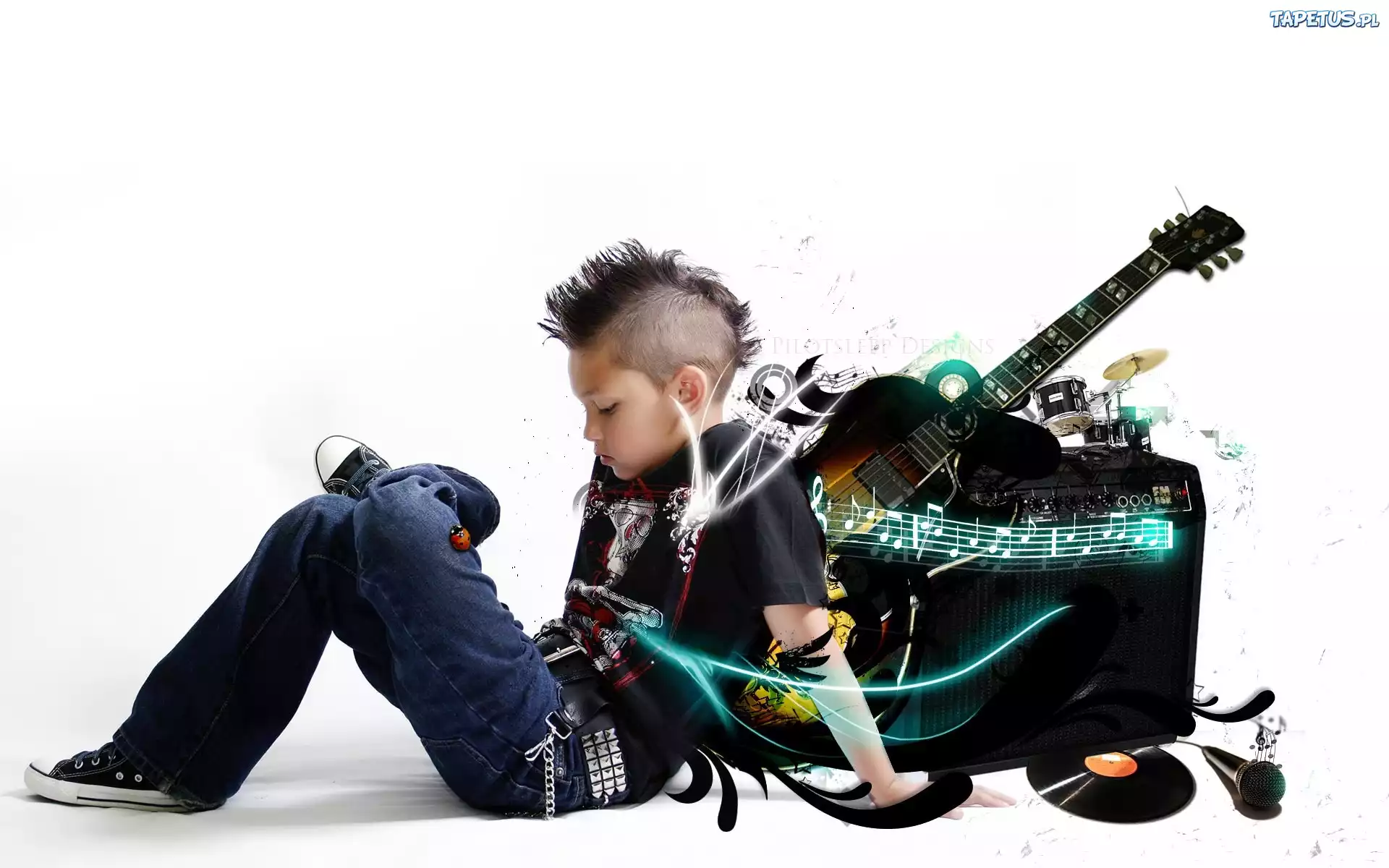 Chłopiec, Gitara