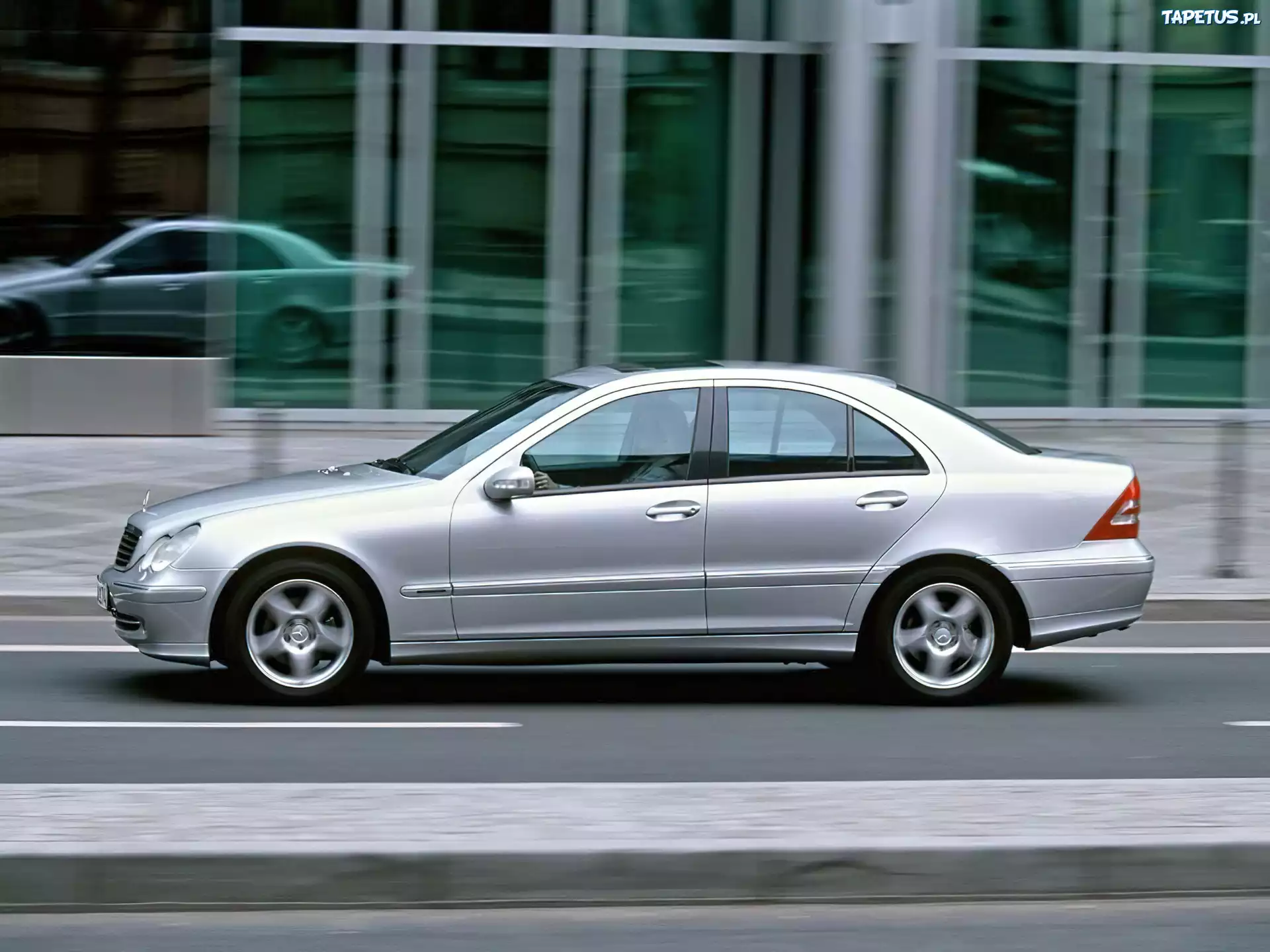 C-klasa, Srebrny, Sedan