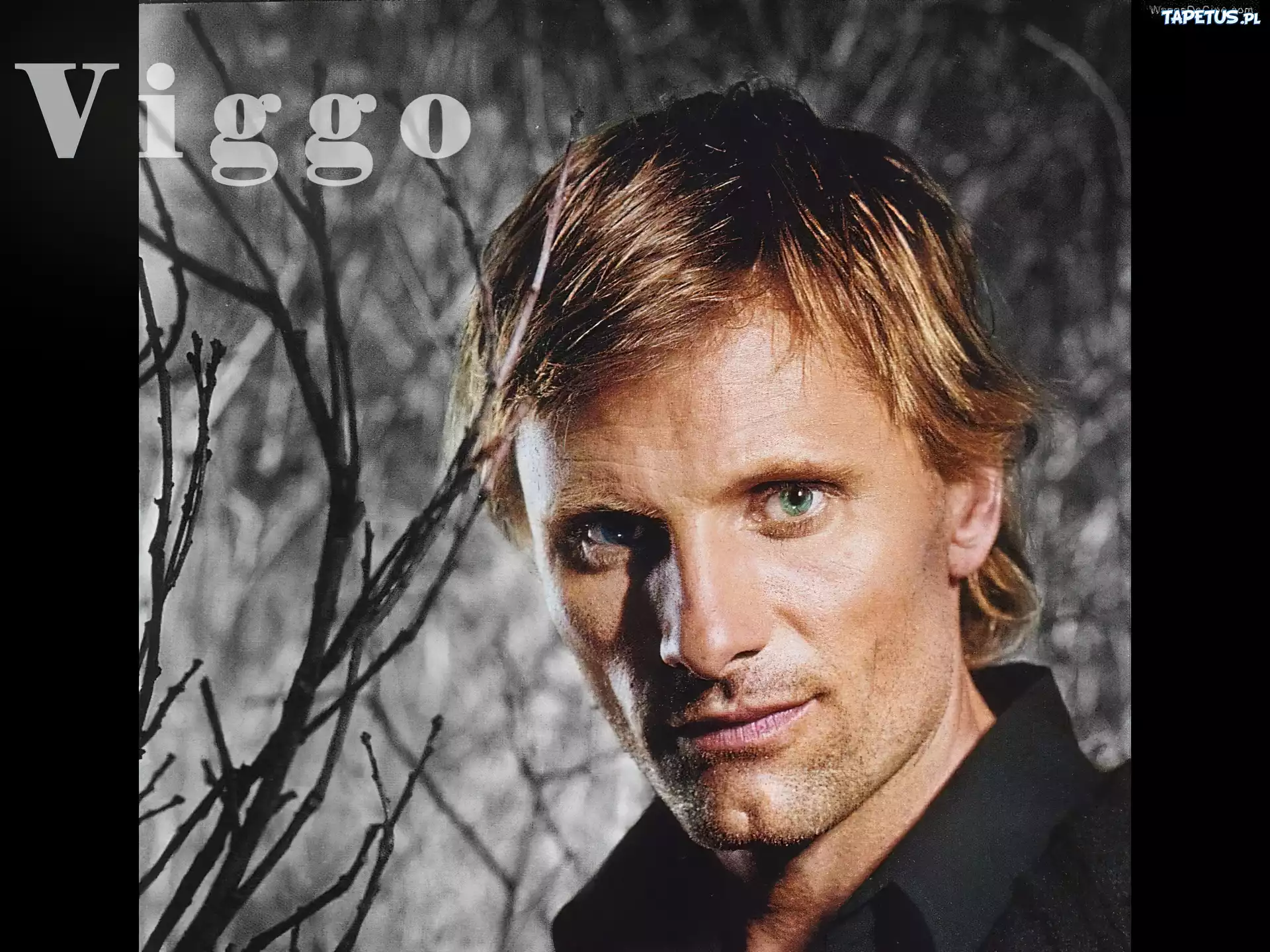 Viggo Mortensen,niebieskie oczy