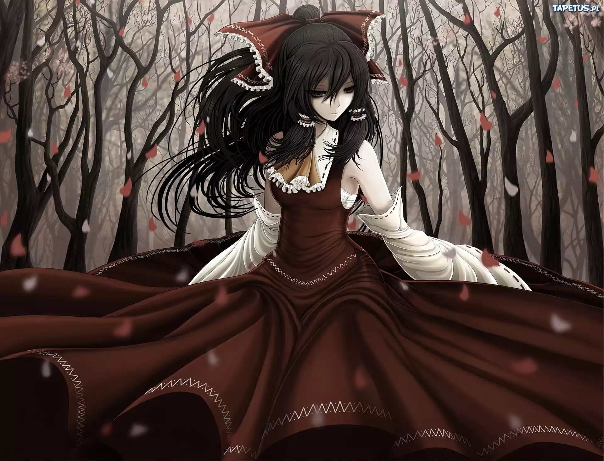 Hakurei Reimu, Suknia