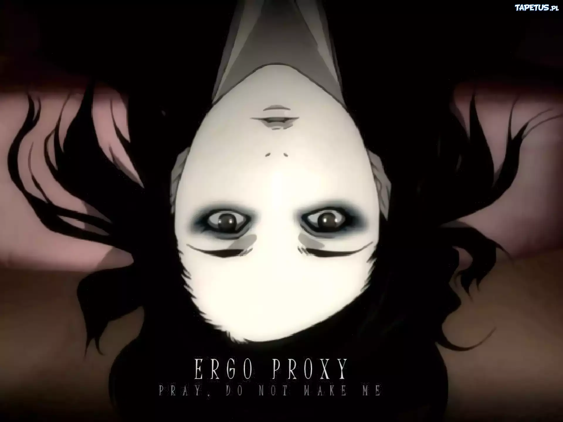 Ergo Proxy, napisy, kobieta, twarz, zdziwienie