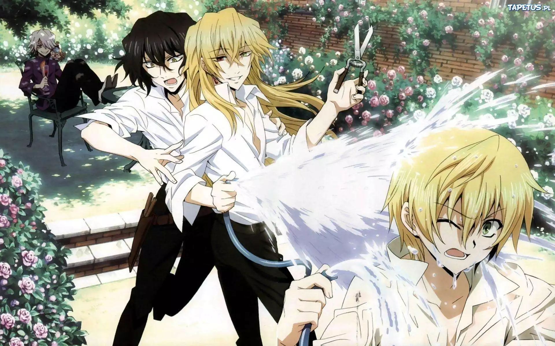 Xerxes Break, Vincent Nightray, Gilbert Nightray, Oz Vessalius