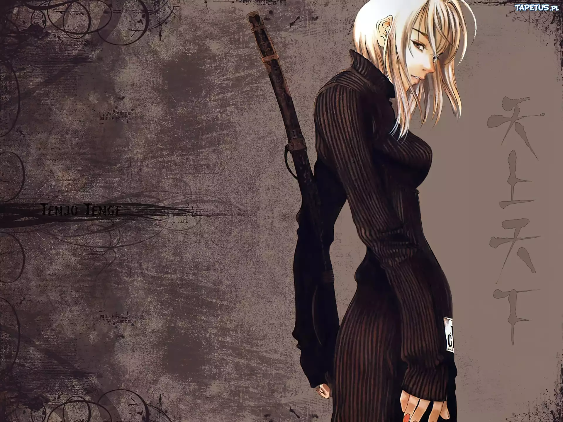 Tenjo Tenge, blondynka z mieczem