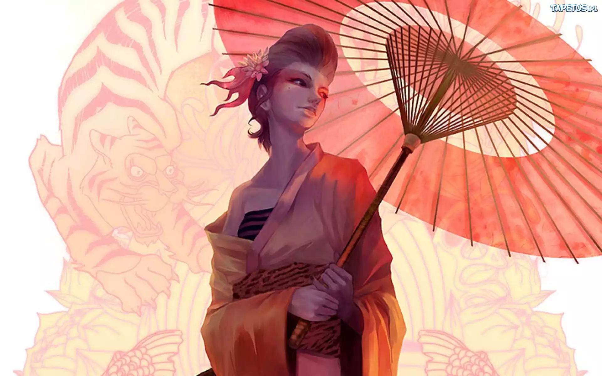 Japonka, Parasol, Manga Anime