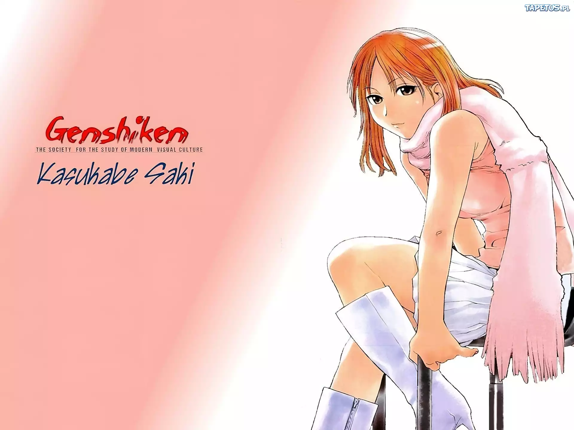 Genshiken, kobieta, krzesło