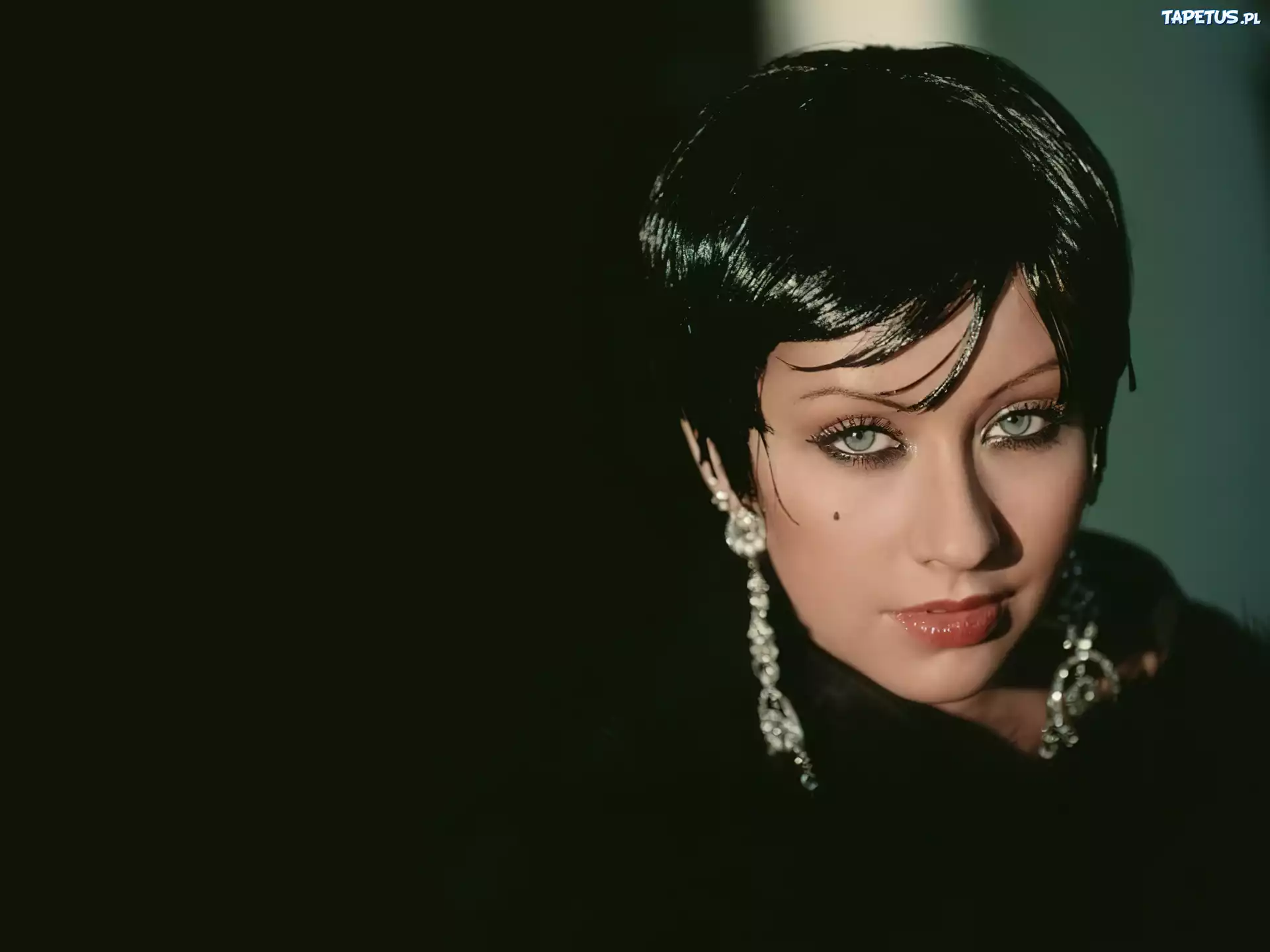 Christina Aguilera, wiszące, kolczyki