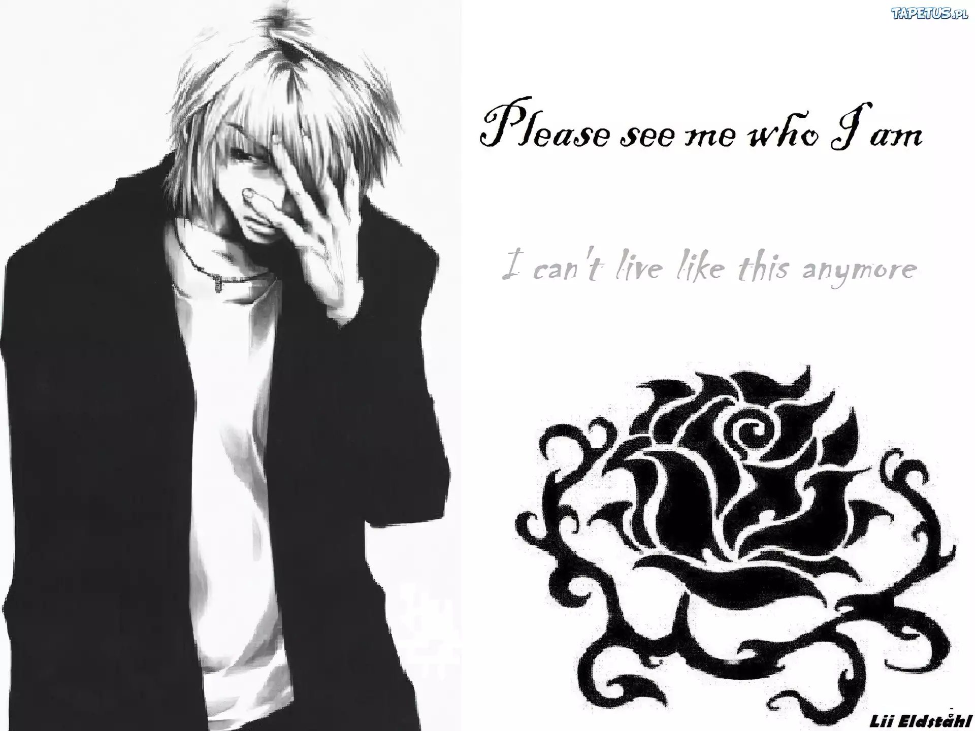Saiyuki, facet, róża