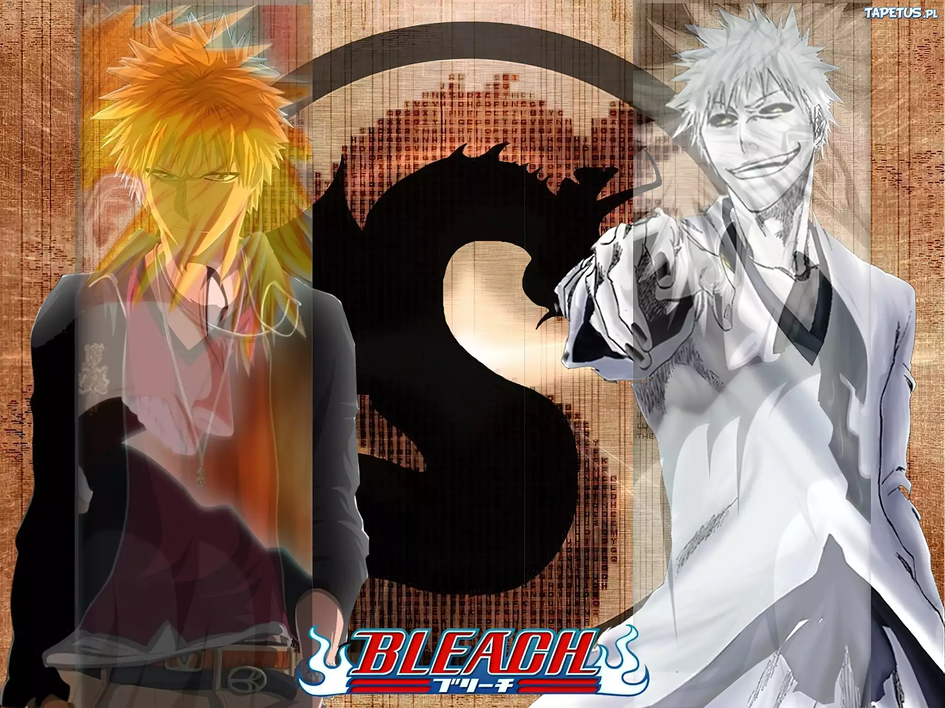 Bleach, postacie, napis
