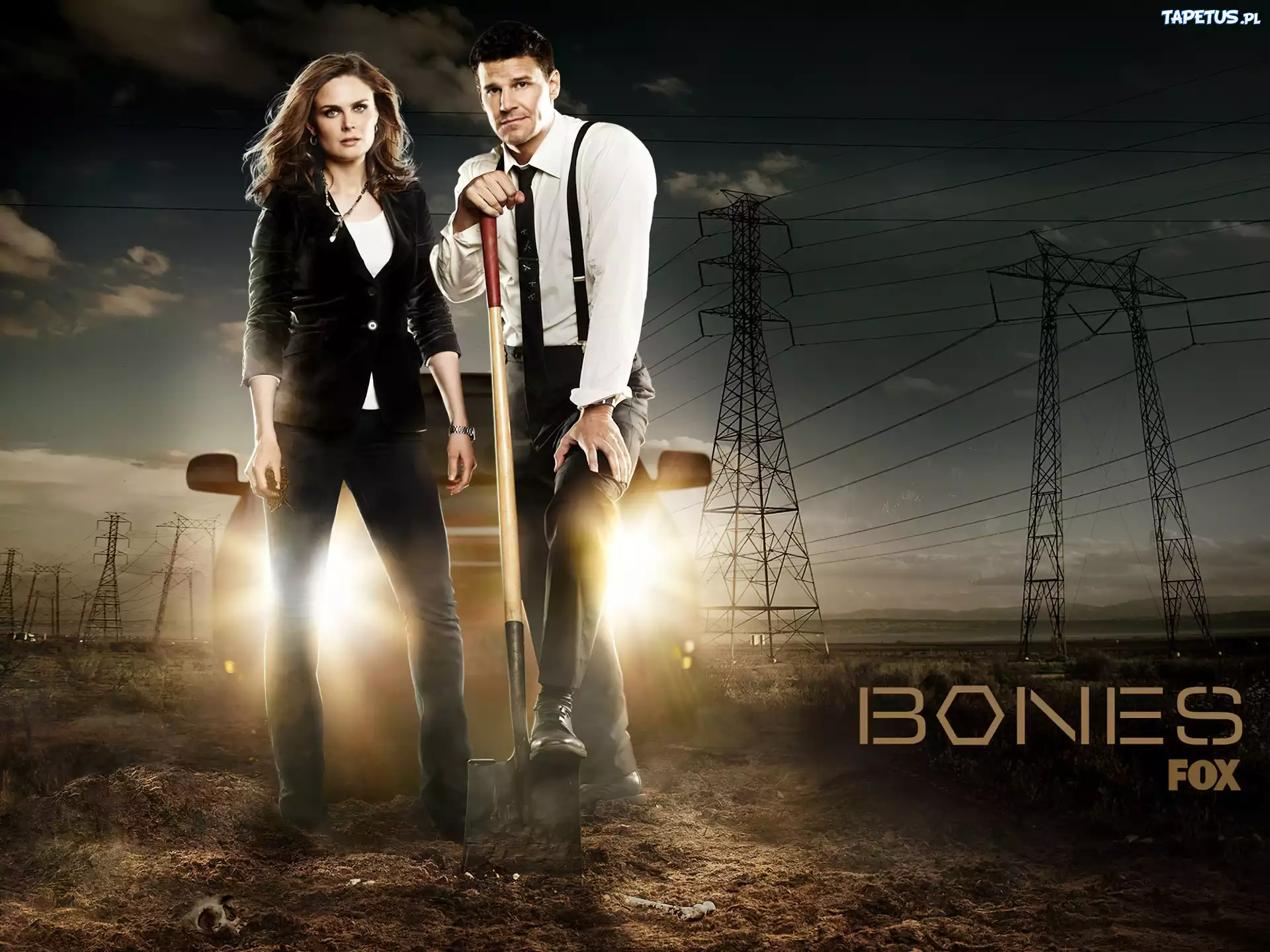 Serial, Bones, Kości, Emily Deschanel, David Boreanaz
